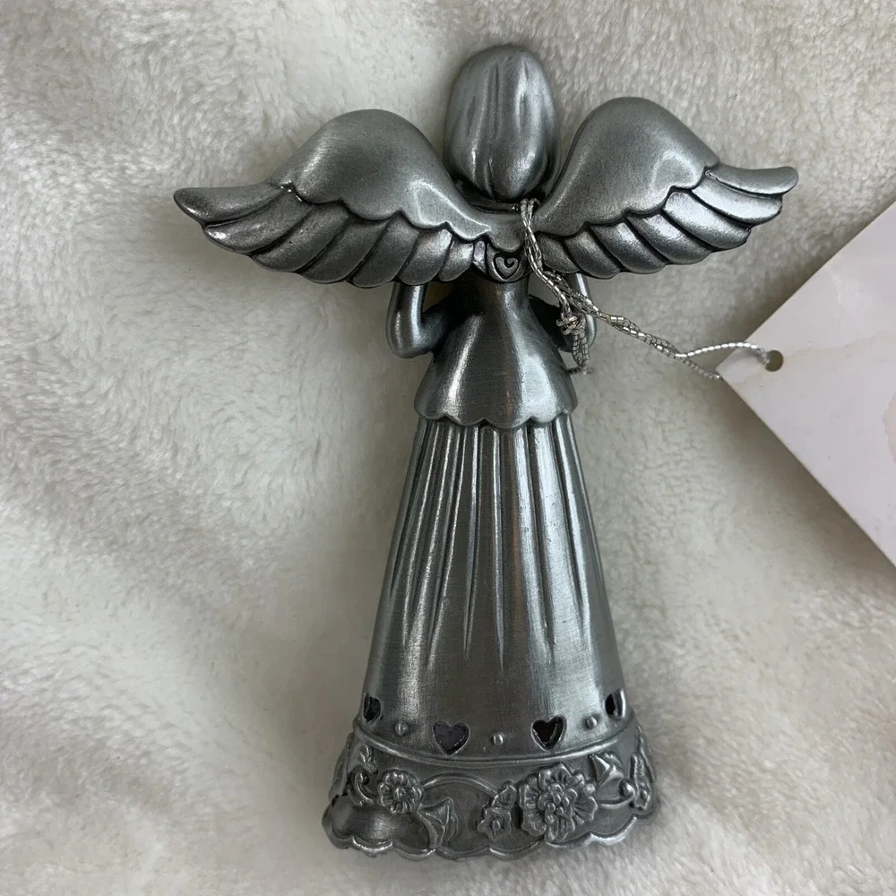 Faithful Angels by GANZ Angel Of Faith Pewter 3.5 in tall Shelf Sitter Ornament - Picture 8 of 12